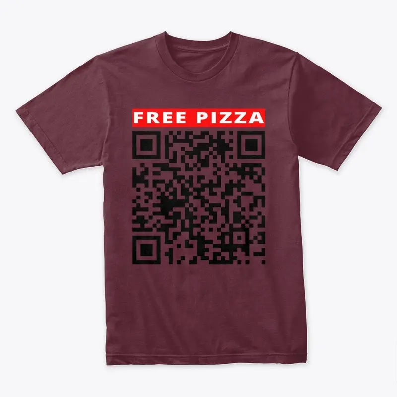 Free PIZZA Prank Rick Roll QR code