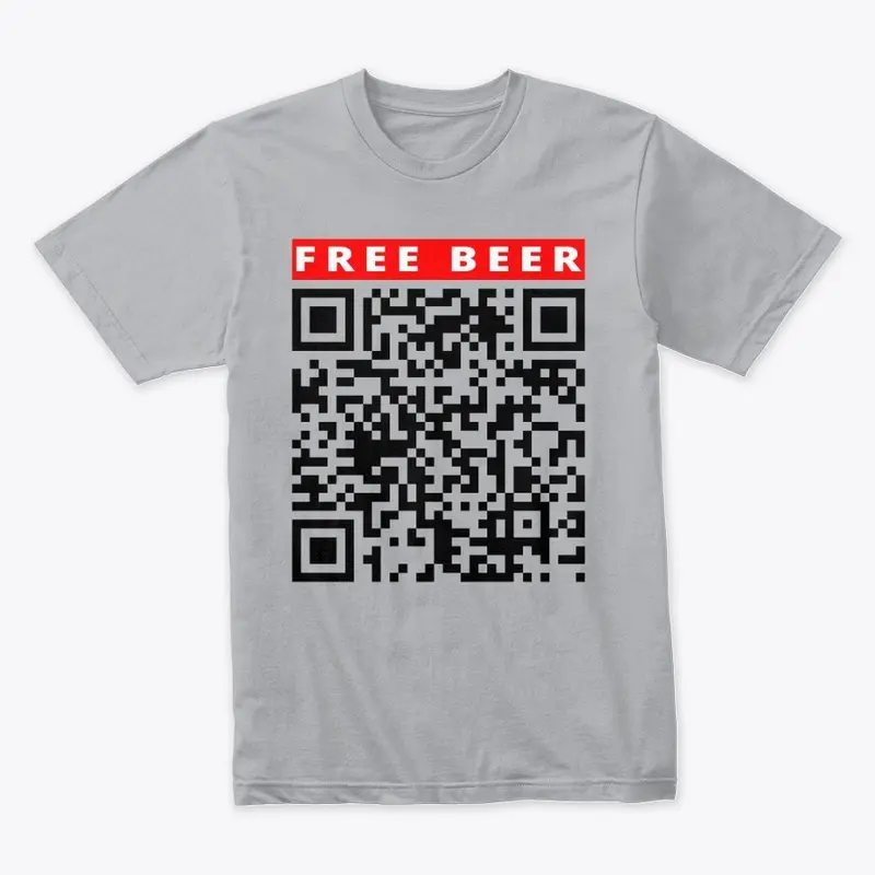 Free Beer Prank Rick roll QR code